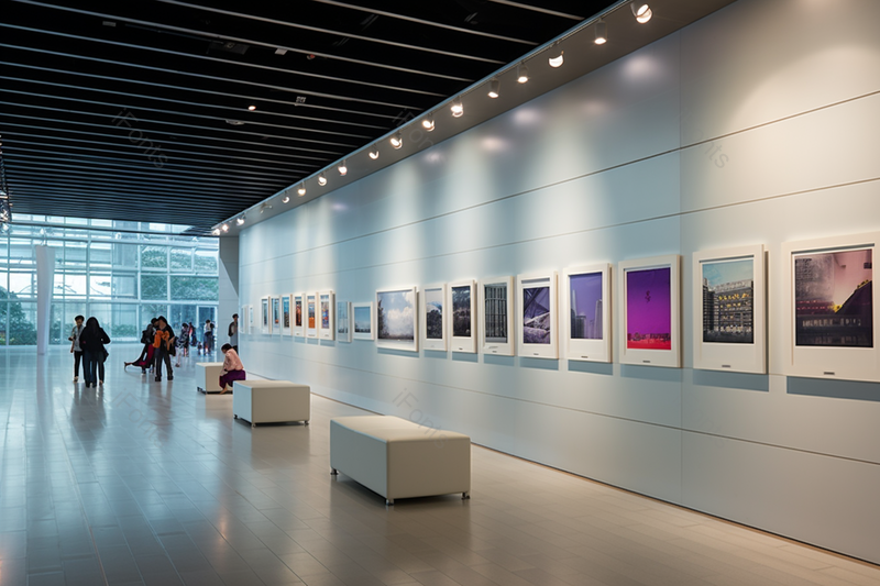 画展摄影展展览会艺术展馆游客游览观赏中,高清,摄影图,摄影图片,图片大全,摄影图免费下载